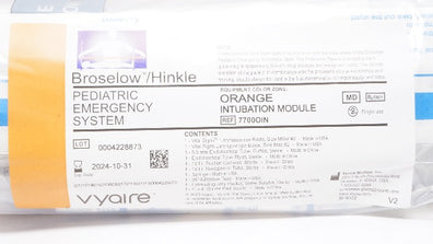 Vyaire 7700OIN Broselow/Hinkle Pediatric Intubation Module, Orange